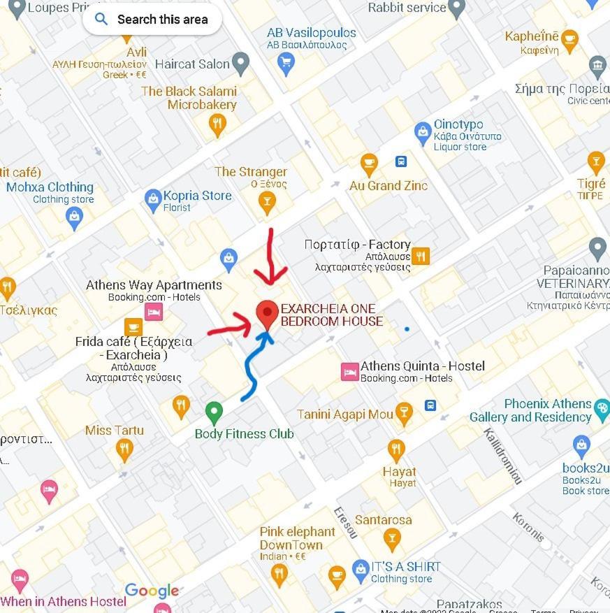 شقة أثينا  في Exarcheia: Independent Ground Floor House. المظهر الخارجي الصورة